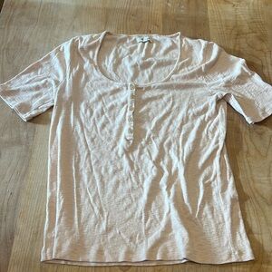 Women’s Madewell Scoop neck short sleeve Henley